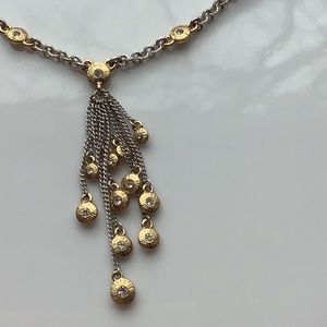 Monet Tassel Necklace Signed